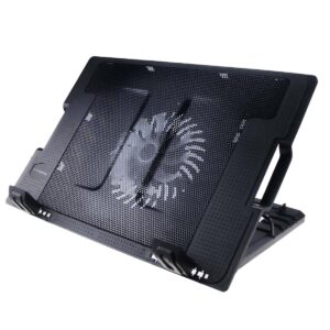 HAING N18 Adjustable Laptop Cooling Pad 13″-17 ” 1 Fan - Black