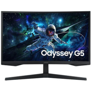 Samsung Odyssey G5 G55C 27" QHD 2K HDR10 165 Refresh Rate AMD FreeSync Curved Monitor - Brand New