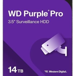 WD Purple Pro Surveillance Hard Drive 14TB, 512MB - WD141PURP