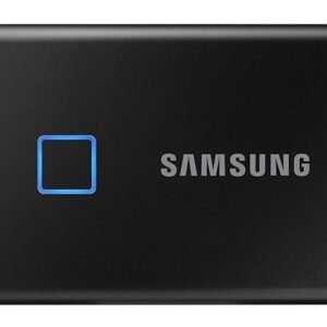 Samsung T7 Touch Portable External SSD 1TB with Fingerprint Security - Black - MU-PC1T0K/WW