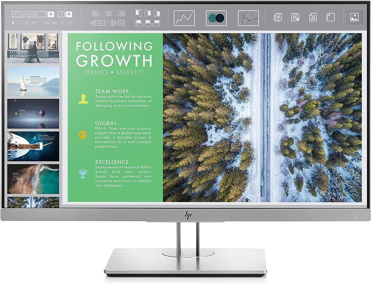 HP EliteDisplay 23" FHD IPS LED Monitor HDMI DisplayPort VGA USB Ports E233 60Hz Refresh Rate ExUK Monitor - Image 5