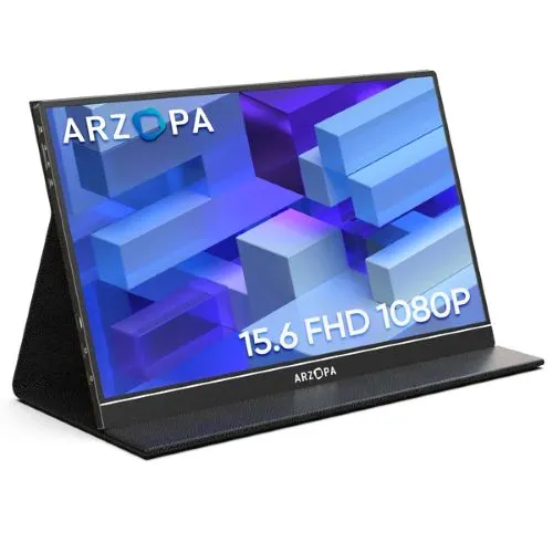 ARZOPA S1 Table 15.6-Inch IPS Full HD 1080p 60Hz Built-in Speakers USB-C HDMI Display Portable Monitor - Image 2