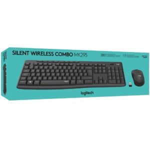 Logitech MK295 Wireless Mouse & Keyboard Combo with Silent Touch Technology