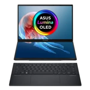 ASUS ZenBook Duo X840 Intel Core Ultra 9 285H 32GB DDR5 RAM 2TB NVMe SSD Dual 14" 3K OLED Touchscreen Display Detachable Soft Bluetooth Keyboard Inkwell Gray 1 Year Warranty