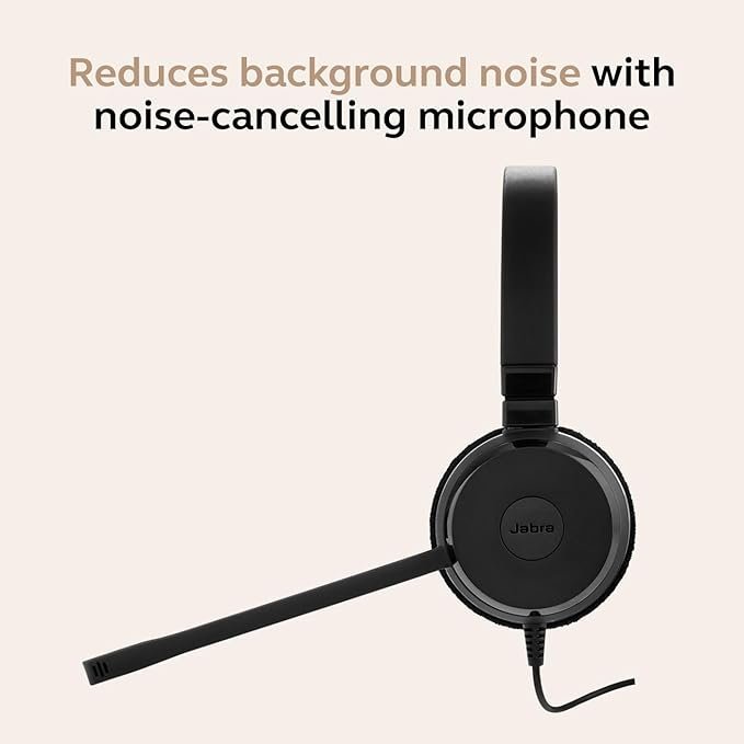 Jabra Evolve 20 Wired Headset (2025 Edition) – Dual-Ear USB-C/A Headset for Office & Work from Home - Image 5