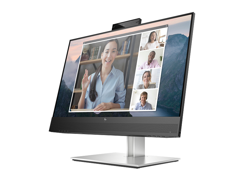HP E24mv _24_JetBlack_IRcam_AHS_CoreSet_FrontLeft
