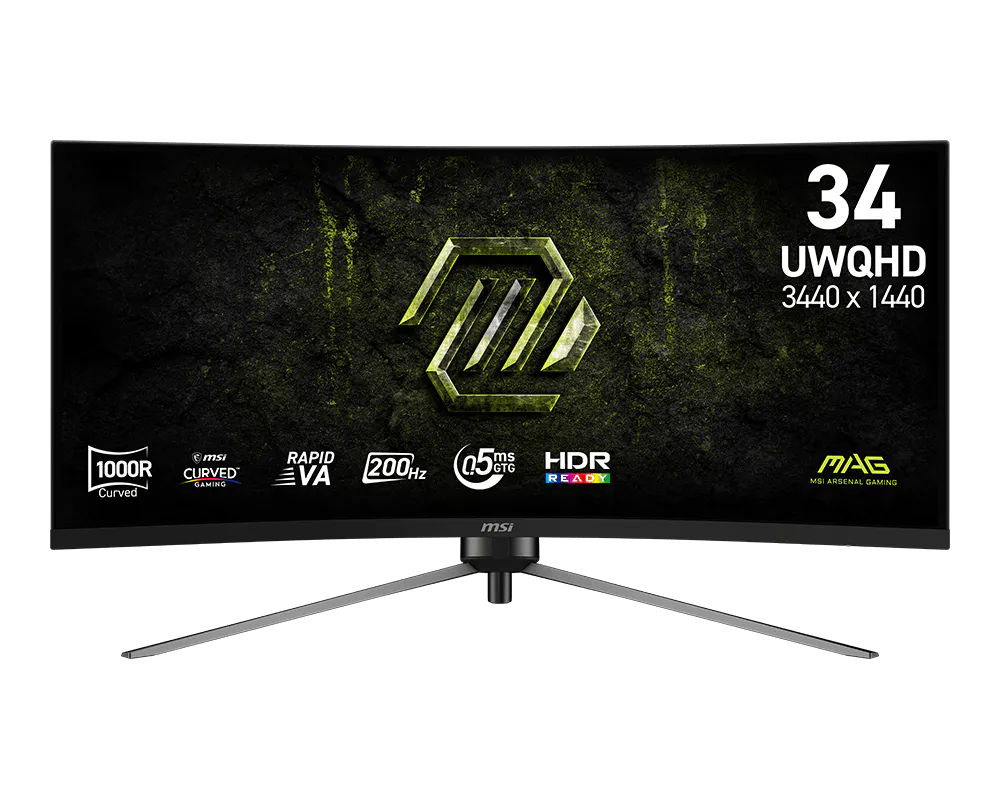 MSI MAG 345CQRF E20 34-inch curved ultrawide gaming monitor